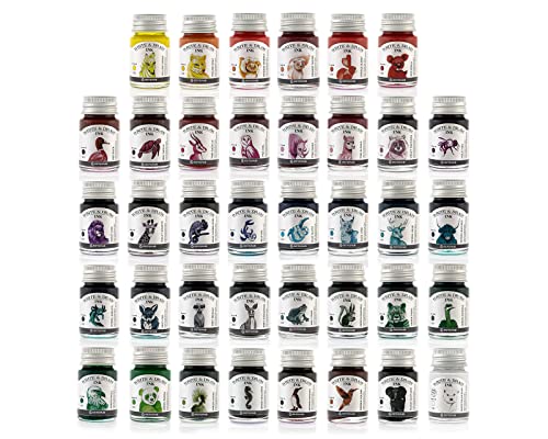 Octopus Write and Draw Ink Set, wasserfeste Tinte zum Schreiben und Zeichnen, Kalligraphietinte, Zeichentusche für Füllhalter, 38 x 10 ml Octopus Write and Draw Ink Set, wasserfeste Tinte zum Schreiben und Zeichnen, Kalligraphietinte, Zeichentusche für Füllhalter, 38 x 10 ml von Octopus Fluids