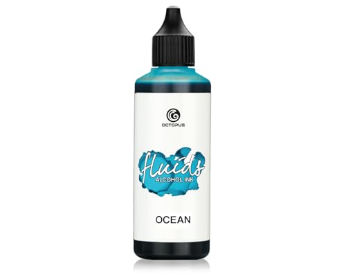 100 ml Fluids Alcohol Ink BLUE OCEAN, Alkoholtinte für Fluid Art und Resin, blau 100 ml Fluids Alcohol Ink BLUE OCEAN, Alkoholtinte für Fluid Art und Resin, blau von Octopus