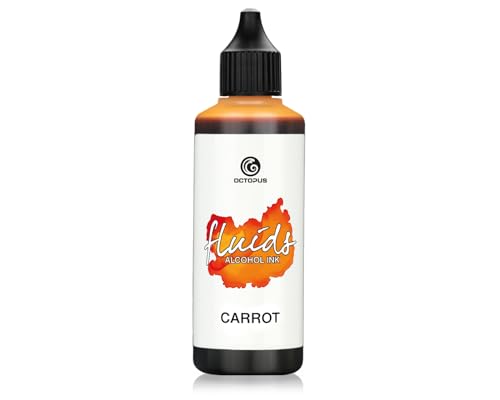 100 ml Fluids Alcohol Ink CARROT, Alkoholtinte für Fluid Art und Resin, orange 100 ml Fluids Alcohol Ink CARROT, Alkoholtinte für Fluid Art und Resin, orange von Octopus