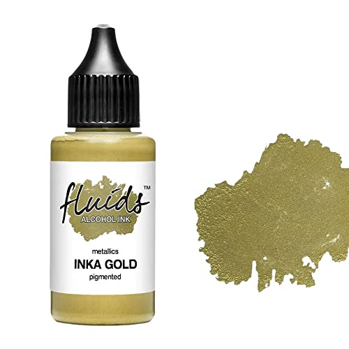 Octopus 30ml Fluids Alcohol Ink Inka Gold, Alkoholtinte für Fluid Art und Resin, gold Octopus 30ml Fluids Alcohol Ink Inka Gold, Alkoholtinte für Fluid Art und Resin, gold von Octopus