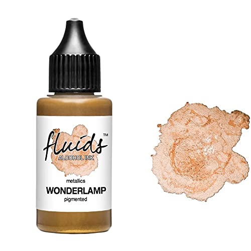 Octopus 30ml Fluids Alcohol Ink Wonderlamp, Alkoholtinte für Fluid Art und Resin, gold Octopus 30ml Fluids Alcohol Ink Wonderlamp, Alkoholtinte für Fluid Art und Resin, gold von Octopus