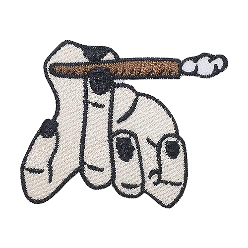 Octory Handgerollte Aufnäher zum Aufbügeln für Kleidung, zum Aufbügeln oder Aufbügeln, bestickt, für Jeans, Hüte, Taschen Octory Handgerollte Aufnäher zum Aufbügeln für Kleidung, zum Aufbügeln oder Aufbügeln, bestickt, für Jeans, Hüte, Taschen von Octory
