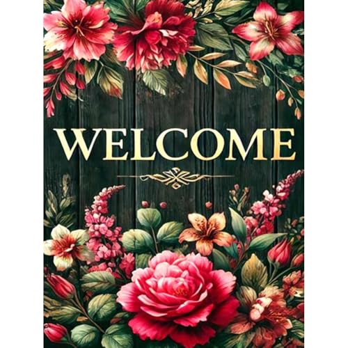 Ocuuer 5D DIY Full Round Drill Malerei Rosen Roses Kit Home Decor Art Craft 30x40 cm (SZ6243) von Ocuuer
