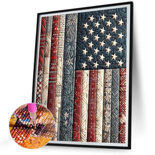 Ocuuer 5d DIY Full Round Drill Union Jack Home Decor Art Craft 30x40 cm (SZ6248) von Ocuuer