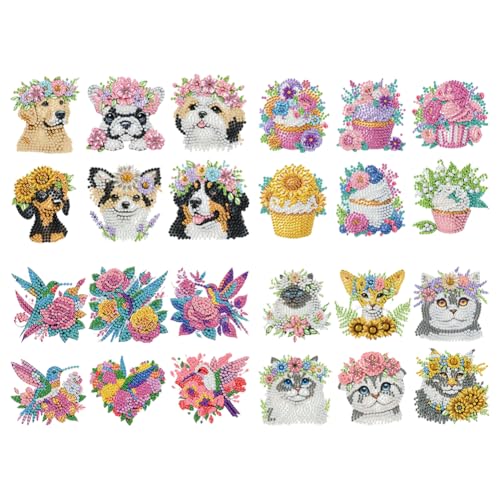 Ocuuer 6PCS Dog DIY Malerei Magnet Kühlschrank for Erwachsene Anfänger Ocuuer 6PCS Dog DIY Malerei Magnet Kühlschrank for Erwachsene Anfänger von Ocuuer