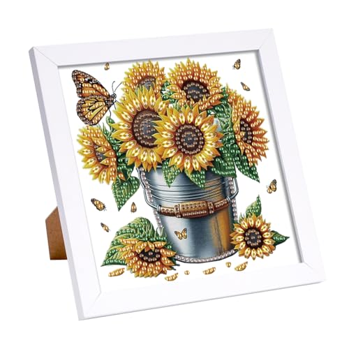 Ocuuer Augenblume 5d DIY Partial Special geformtes Bohrer Diamantmalerei 17.2x17,2 cm (AX036) von Ocuuer