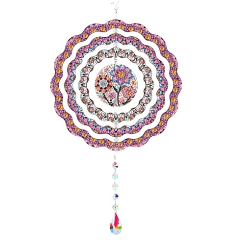 Ocuuer DIY Rotation Wind Chime Art Hanging Anhänger (Mandala) (JS1001) von Ocuuer