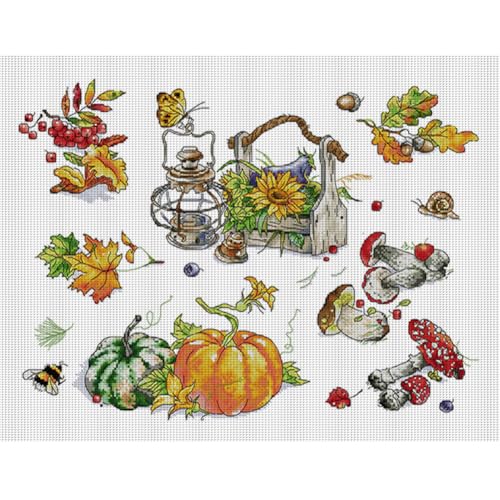 Ocuuer Teilweise Stickerei Öko-Cotton-Thread 14CT Print Still Life Cross Stitch55x44cm Ocuuer Teilweise Stickerei Öko-Cotton-Thread 14CT Print Still Life Cross Stitch55x44cm von Ocuuer