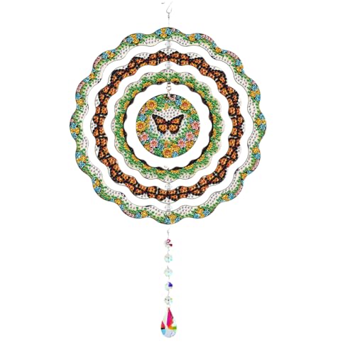 Ocuuer rotierende Wind Chime Art Hanging Anhänger (Schmetterling a) (JS1004) von Ocuuer