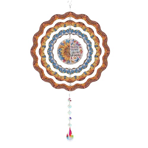 Ocuuer rotierende Wind Chime Art Hanging Anhänger (Sonnenblumen A) (JS1002) von Ocuuer