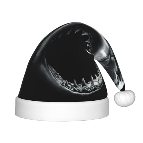 OdDdot Shark1 Plüsch-Weihnachtsmütze, Weihnachtsmütze, Weihnachtsmütze für Kinder, Jahre, Kinder, Weihnachtsgeschenke, Partygeschenke von OdDdot