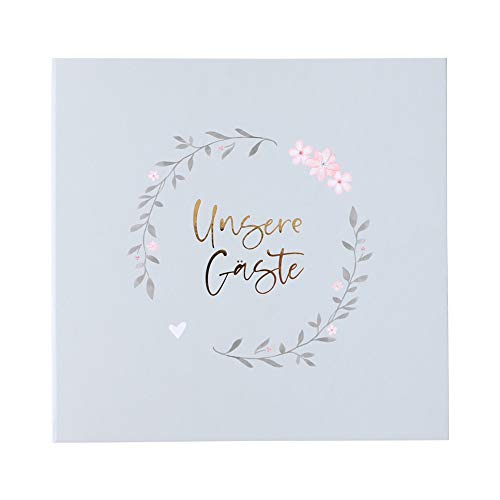 Odernichtoderdoch Hochzeits-Gästebuch grau "Unsere Gäste" mit Stickerbögen - 25,0 x 27,0 cm - 160 Seiten Odernichtoderdoch Hochzeits-Gästebuch grau "Unsere Gäste" mit Stickerbögen - 25,0 x 27,0 cm - 160 Seiten von Odernichtoderdoch