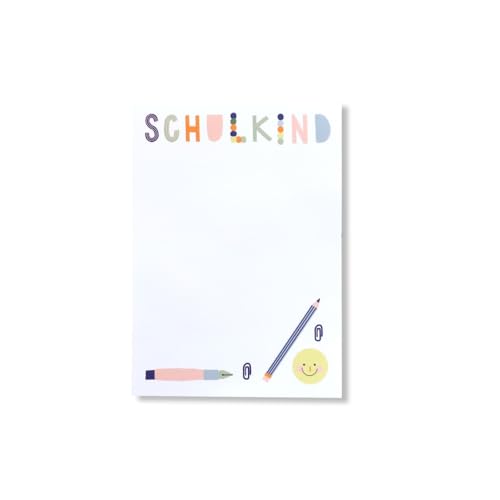 Odernichtoderdoch Notizblock A6 Schulkind - Blako Block mit süßen Illustrationen zum Schulstart, für Schulkinder, ideal für die Schultüte und den Schulranzen Odernichtoderdoch Notizblock A6 Schulkind - Blako Block mit süßen Illustrationen zum Schulstart, für Schulkinder, ideal für die Schultüte und den Schulranzen von Odernichtoderdoch
