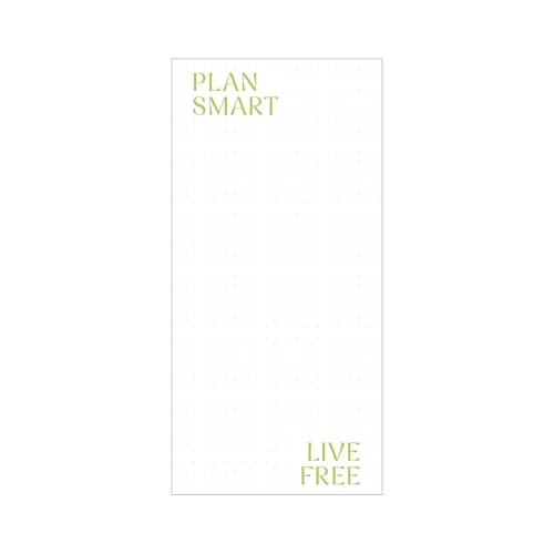 Odernichtoderdoch Notizblock DIN lang „Plan smart - Karierter Block mit Platz für To-Do-Listen, Notizen und Ideen, schlichtes Design für klare Gedanken Odernichtoderdoch Notizblock DIN lang „Plan smart - Karierter Block mit Platz für To-Do-Listen, Notizen und Ideen, schlichtes Design für klare Gedanken von Odernichtoderdoch