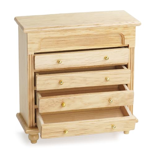 Odoria Puppenhaus Kommode Miniatur Nachttisch: 1/12 Maßstab Nachtkommoden mit Schublade für Vintage Schlafzimmer Wohnzimmer Viktorianisch - Mini Buffetschrank Küche Möbel Holz Antik Odoria Puppenhaus Kommode Miniatur Nachttisch: 1/12 Maßstab Nachtkommoden mit Schublade für Vintage Schlafzimmer Wohnzimmer Viktorianisch - Mini Buffetschrank Küche Möbel Holz Antik von Odoria