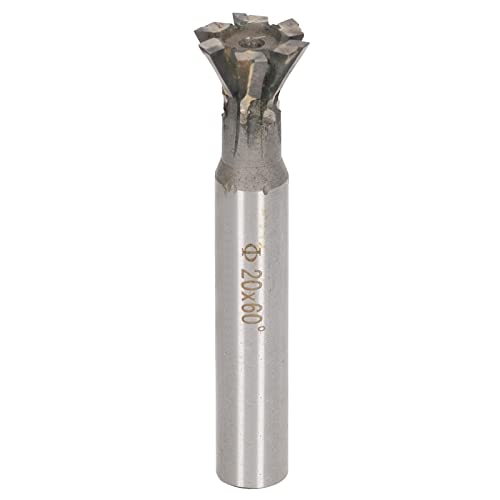 6 Flöten Schwalbenschwanzschneider 60 Grad Hartmetall-Schneidwerkzeug für die Metallbearbeitung für Edelstahl und Kohlenstoffstahl von Odorkle