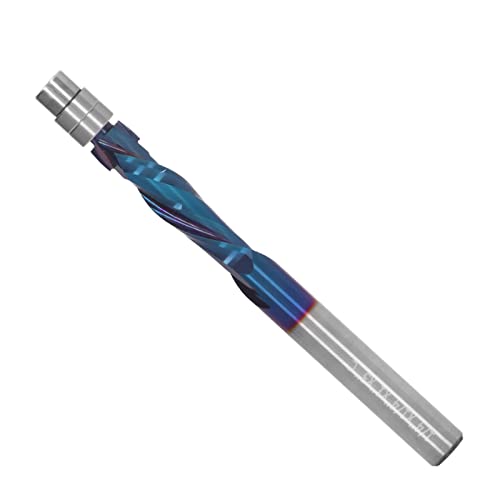 Hartmetall Fräser Set 1/4 Zoll Holzbearbeitung Wendeschneidplatten Hartmetallplatten Spiral Fräsen von Odorkle