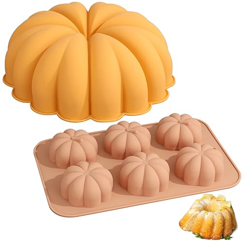 Odoukey 2pcs Kürbis Silikonformen 6 Hohlraum 3d Harvest Schokolade Thanksgiving Kerze Fondant Style2 Odoukey 2pcs Kürbis Silikonformen 6 Hohlraum 3d Harvest Schokolade Thanksgiving Kerze Fondant Style2 von Odoukey