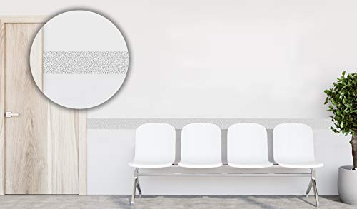 Oedim 3er-Pack Mosaik-Bordüre in Grau, 2 | 50 x 10 cm | Hergestellt aus Plexiglas 4 mm | Widerstandsfähiges und ökonomisches Material | Wandschutz | von Oedim