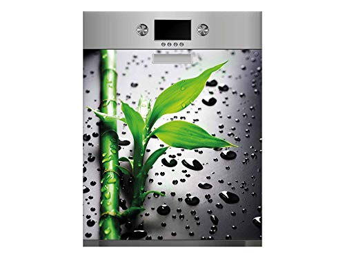 Vinyl für Geschirrspüler, Zweig, Bambus, Wassertropfen, verschiedene Maße 65 x 75 cm, robuster und einfacher Aufkleber, Dekorativer Aufkleber für professionelles Design Vinyl für Geschirrspüler, Zweig, Bambus, Wassertropfen, verschiedene Maße 65 x 75 cm, robuster und einfacher Aufkleber, Dekorativer Aufkleber für professionelles Design von Oedim