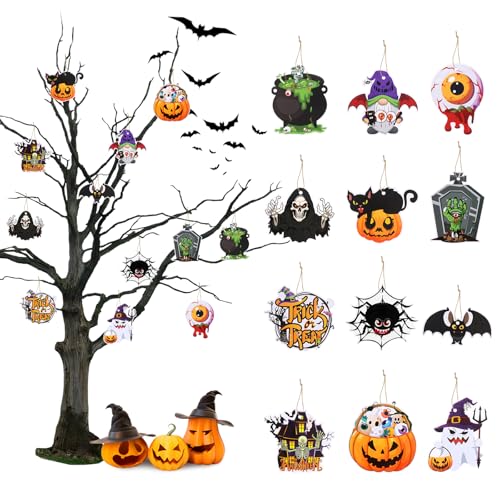 12 Stück Halloween Hängende Dekorationen Halloween Hängende Party Dekorationen Kürbis Skelett Fledermaus Spinnennetz Hängende Dekorationen Halloween Dekorationen Halloween Tischdekorationen 12 Stück Halloween Hängende Dekorationen Halloween Hängende Party Dekorationen Kürbis Skelett Fledermaus Spinnennetz Hängende Dekorationen Halloween Dekorationen Halloween Tischdekorationen von Oemmn