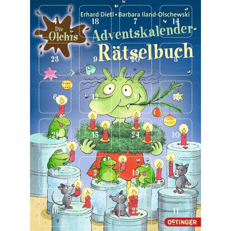 Die Olchis. Adventskalender-Rätselbuch - Erhard Dietl, Barbara Iland-Olschewski, Taschenbuch von Oetinger Taschenbuch