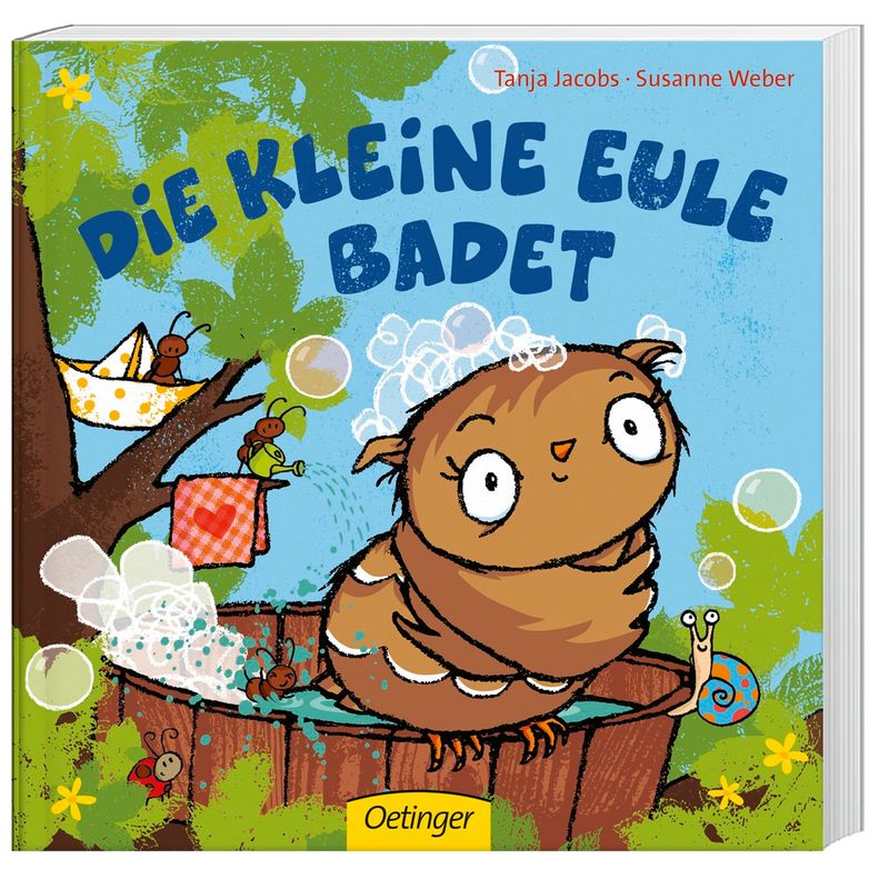 Die Kleine Eule Badet - Susanne Weber, Pappband von Oetinger