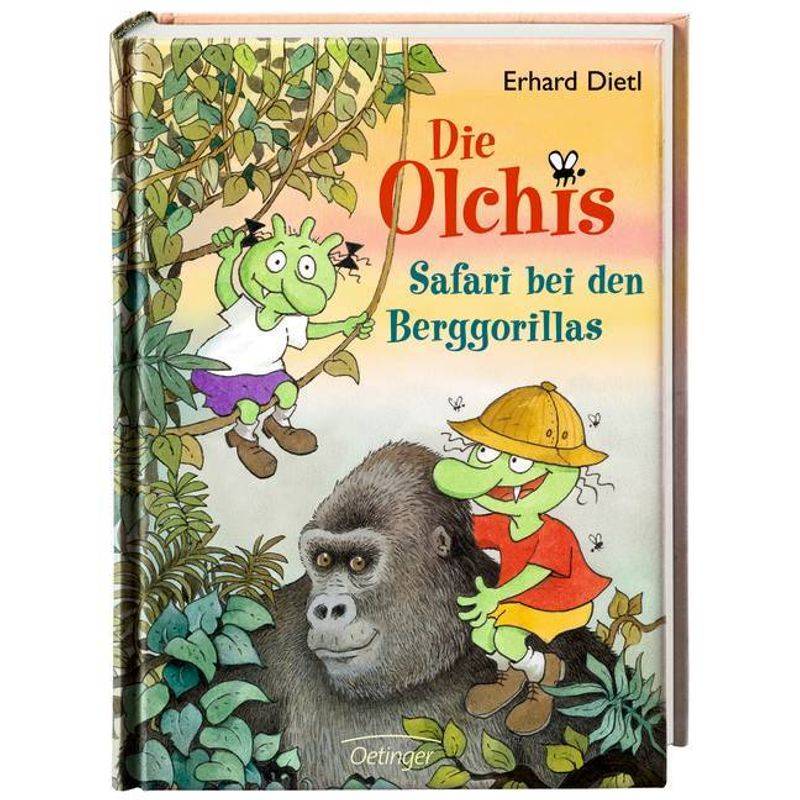 Safari Bei Den Berggorillas / Die Olchis-Kinderroman Bd.8 - Erhard Dietl, Gebunden von Oetinger