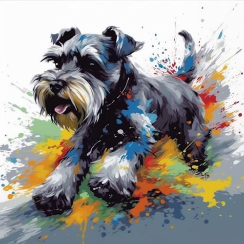 OfFsum 5D Diamond Painting Kits Running Schnauzer Dog 01 DIY Cross Stitch Full Drill Crystal Rhinestone Painting Embroidery Paintings Pictures for Adults Children Home Wall Decor OfFsum 5D Diamond Painting Kits Running Schnauzer Dog 01 DIY Cross Stitch Full Drill Crystal Rhinestone Painting Embroidery Paintings Pictures for Adults Children Home Wall Decor von OfFsum