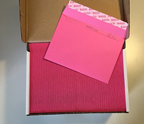 250 rosa Kuverts, Eosinrot, Pink, C6 = 162 x 114 mm, mit Haftklebestreifen, 100 g/qm 250 rosa Kuverts, Eosinrot, Pink, C6 = 162 x 114 mm, mit Haftklebestreifen, 100 g/qm von Office Color