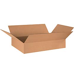 73,7 x 43,2 x 7,6 cm flache Wellkartons von Office Depot