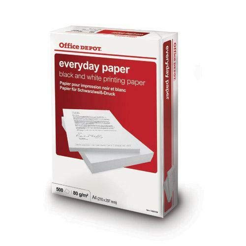 Office Depot odeve080 X 704 – Pack mit 500 Blatt A3 Papier Office Depot odeve080 X 704 – Pack mit 500 Blatt A3 Papier von Office Depot