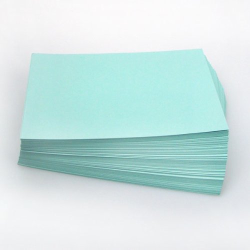 Office Line Karteikarten, 500 Stück, blau, 190 g, DIN A5, blanko, Art.Nr.: 770281 von Office Line