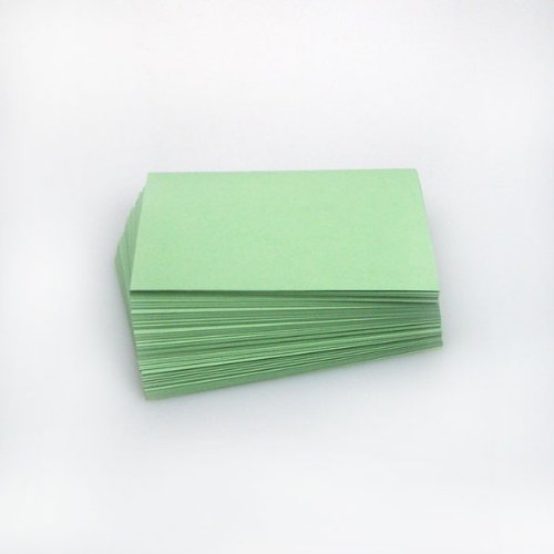 Office Line Karteikarten, 500 Stück, grün, 190 g, DIN A6, blanko, Art.Nr.: 770276 von Office Line