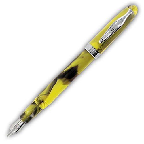 Noodler's Ahab Füllfederhalter, Bumblebee - Gelb/Schwarz, Füller, Schreibfeder, Kalligraphie von Office Supply Store