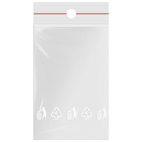 1000 Druckverschlussbeutel 40x60mm - Marken-Qualität von OfficeKing® von OfficeKing