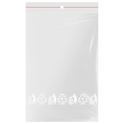 200 Druckverschlussbeutel 200x300mm - Marken-Qualität von OfficeKing® von OfficeKing