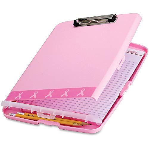 Breast Cancer Awareness Clipboard Box, 3/4" Capacity, 8 1/2 x 11, Pink von Officemate