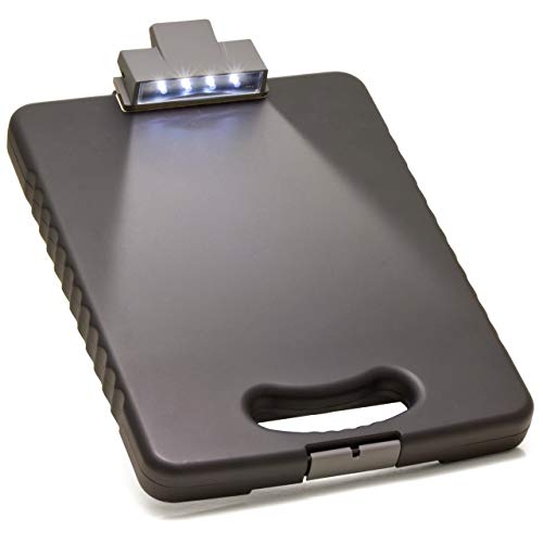 Officemate Deluxe 83316 Tablet-Hülle mit LED-Licht, Buchstaben-/A4-Größe, Anthrazit Officemate Deluxe 83316 Tablet-Hülle mit LED-Licht, Buchstaben-/A4-Größe, Anthrazit von Officemate