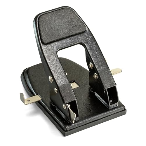 Officemate Heavy Duty 2-Hole Punch, Padded Handle, Black, 50-Sheet Capacity (90082) von Officemate