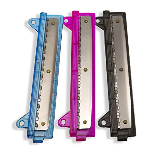 Officemate Ring Binder Hole Punch, Pink,Teal,Smoke, Pack of 3 (90114) von Officemate
