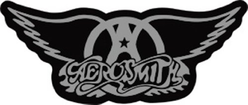 Licenses Products Aerosmith Winged Logo Sticker, Chrome von C&D Visionary