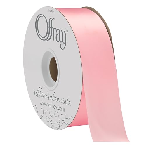 Berwick Offray 600955A Doppelseitiges Satinband, 3,8 cm breit, für Geschenkverpackungen, Dekoration und Handwerk, 45,7 m Spule, Rosa Berwick Offray 600955A Doppelseitiges Satinband, 3,8 cm breit, für Geschenkverpackungen, Dekoration und Handwerk, 45,7 m Spule, Rosa von Offray