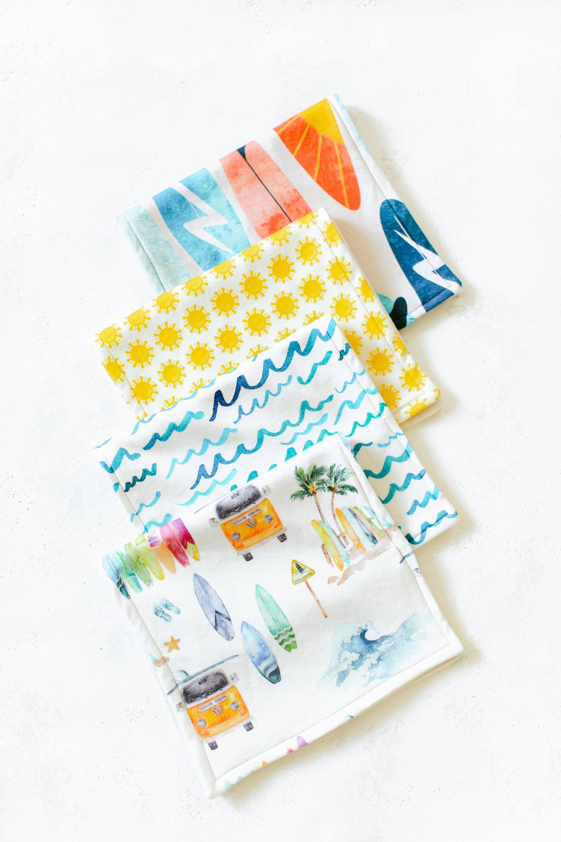 Surfer Baby Tuch | 4Er Set Surfer Baby Tuch | 4Er Set von OffshoreBaby