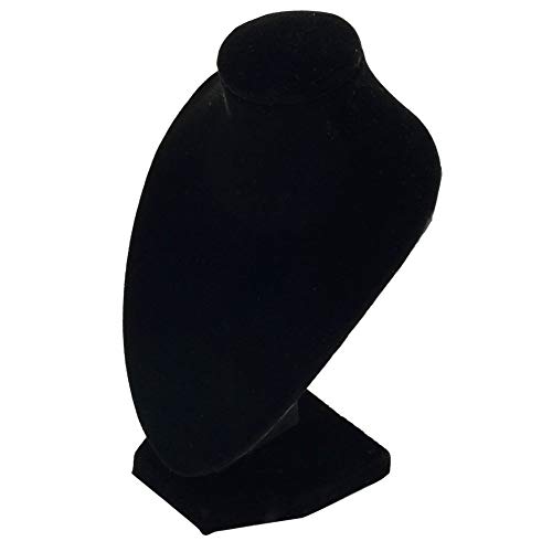 Ogquaton Schaufensterpuppe Truhen Büste Anhänger Halskette Schmuckständer Halter Rack Samt Schwarz Schwarz Langlebig und nützlich Ogquaton Schaufensterpuppe Truhen Büste Anhänger Halskette Schmuckständer Halter Rack Samt Schwarz Schwarz Langlebig und nützlich von Ogquaton