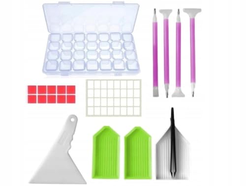 Oh Art! Diamond Painting Zubehör Accessories Aufbewahrung Aufbewahrungsbox Werkzeug Set Kit Diamantmalerei Stifte Pinzette Kunststoffplatten Aufkleber Spatel Kleber DIY Oh Art! Diamond Painting Zubehör Accessories Aufbewahrung Aufbewahrungsbox Werkzeug Set Kit Diamantmalerei Stifte Pinzette Kunststoffplatten Aufkleber Spatel Kleber DIY von Oh Art!
