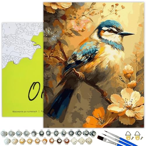 Oh Art! Malen Nach Zahlen Erwachsene Set Mit 3 Pinseln Und Acrylfarben Gemälde Acrylic Malerei DIY Leinwand 40 x 50 cm Schöne Meise Oh Art! Malen Nach Zahlen Erwachsene Set Mit 3 Pinseln Und Acrylfarben Gemälde Acrylic Malerei DIY Leinwand 40 x 50 cm Schöne Meise von Oh Art!