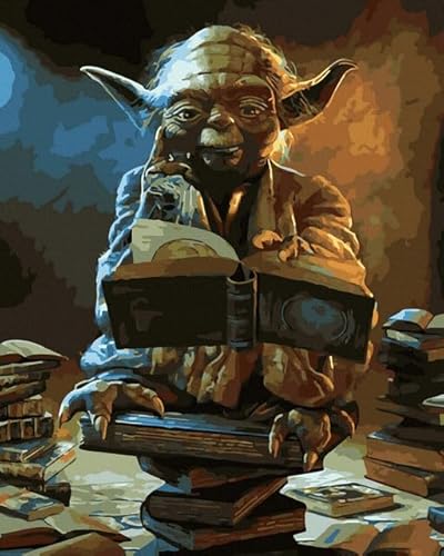 Oh Art! Malen Nach Zahlen Erwachsene Set Mit 3 Pinseln Und Acrylfarben Gemälde Acrylic Malerei DIY Leinwand 40 x 50 cm Yoda Oh Art! Malen Nach Zahlen Erwachsene Set Mit 3 Pinseln Und Acrylfarben Gemälde Acrylic Malerei DIY Leinwand 40 x 50 cm Yoda von Oh Art!