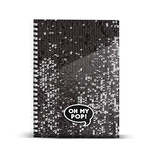 Oh My Pop! Schwarz-Shine Notizbuch von Oh My Pop!