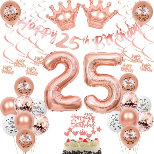 25 Jahr Geburtstag Frauen Deko 25. Geburtstag Frauen Rosegold Tortendeko 25 Luftballon 25 Jahr Frauen 25 Geburtstagsdeko Rosegold 25 Dekoration 25 Jahr Geburtstag Frauen Deko 25. Geburtstag Frauen Rosegold Tortendeko 25 Luftballon 25 Jahr Frauen 25 Geburtstagsdeko Rosegold 25 Dekoration von Ohaoduo